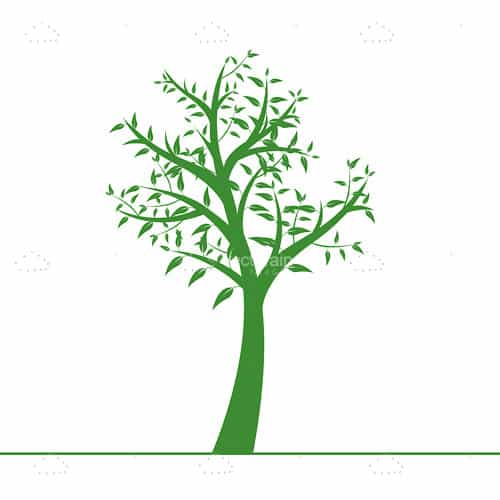 Illustration of vector tree